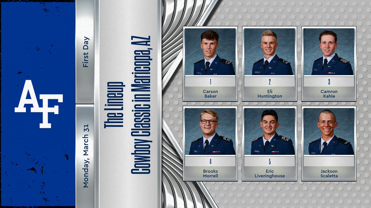 The Falcons are on the course at 8:30 am MDT.
Live Scoring: tinyurl.com/53wxx4b6