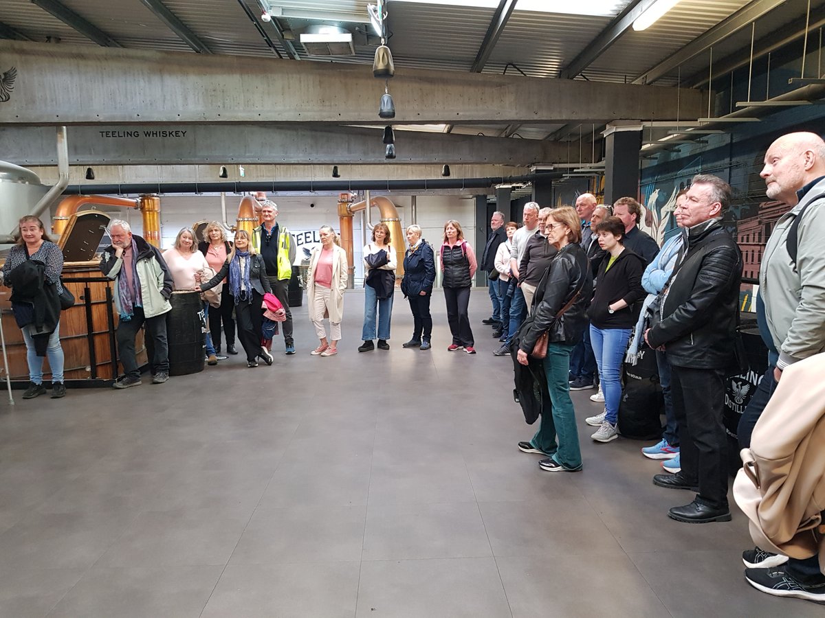 Our Regional Tour Guides visiting MOLI ( Museum of Literature Ireland) &amp; Teelings Distillery. Thanks for a great visit <a href="/MoLI_Museum/">MoLI – Museum of Literature Ireland</a> &amp; <a href="/TeelingWhiskey/">Teeling Whiskey</a>
<a href="/ddletb/">Dublin & Dún Laoghaire ETB</a> #ThisisFET #Dublin #Tourism #TourGuides
