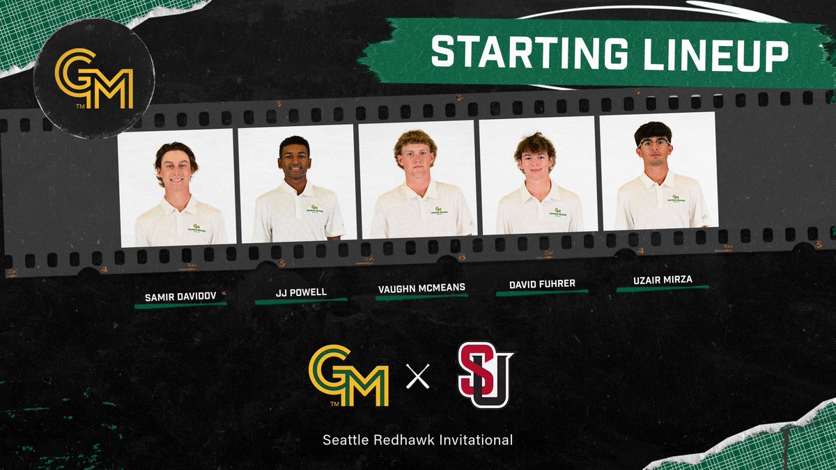 Live from Seattle! 🌲⛳️ Tracking every birdie, par, and bogey LIVE on ScorebordClippd scoreboard.clippd.com/tournaments/23…
🕗 8 AM (Pacific) Shotgun Start
⛳️ Chambers Bay Golf Course
 #GMUGolf #Seattle