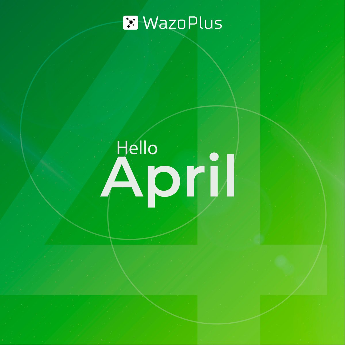 WazoPlus's tweet photo. Happy New Month! 🎉
A fresh start, new opportunities, and a chance to create impact. Let’s make April a month of growth, success, and collaboration! 💡
#HappyNewMonth #HelloApril #WazoPlus #Contentwriters #ContentCreators https://t.co/EFX6R7JA2f
