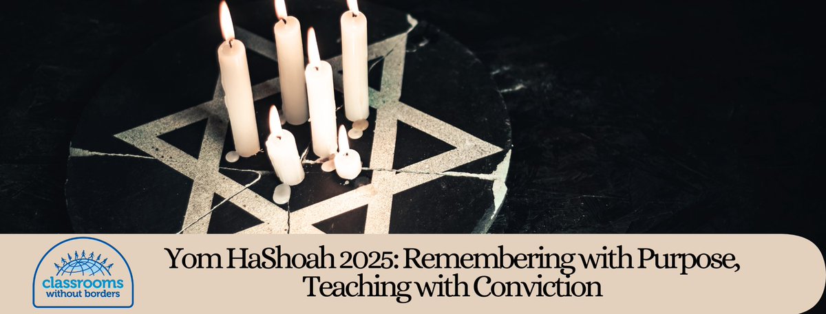 Yom HaShoah 2025: Remembering with Purpose, Teaching with Conviction- mailchi.mp/classroomswith…