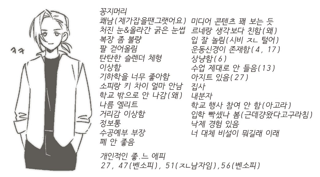#순정철학논고
스떤남자에 대한 고찰 겸 좋아하는 부분 말하기