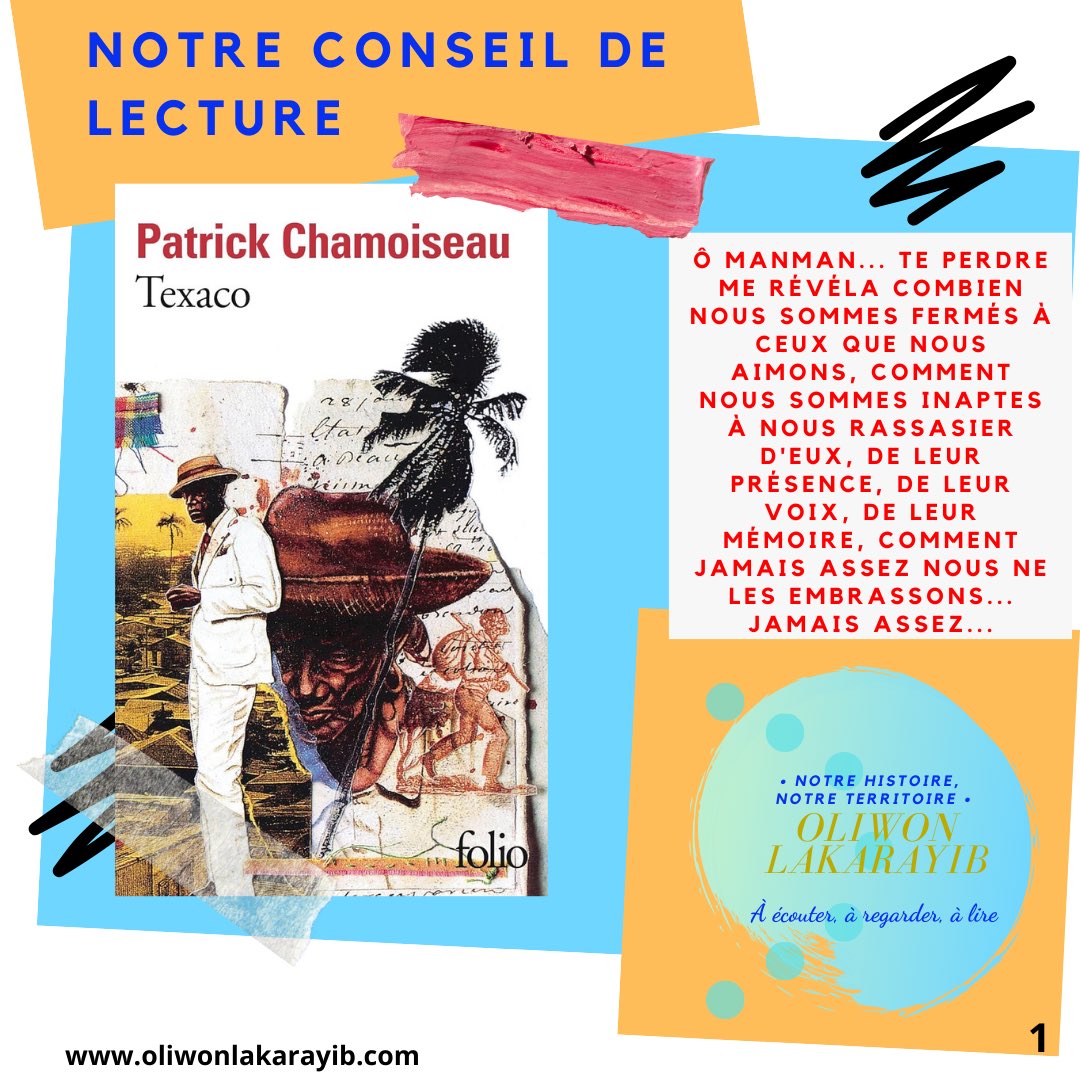 Notre conseil de lecture 📚#oliwonlakarayib ⬇️
