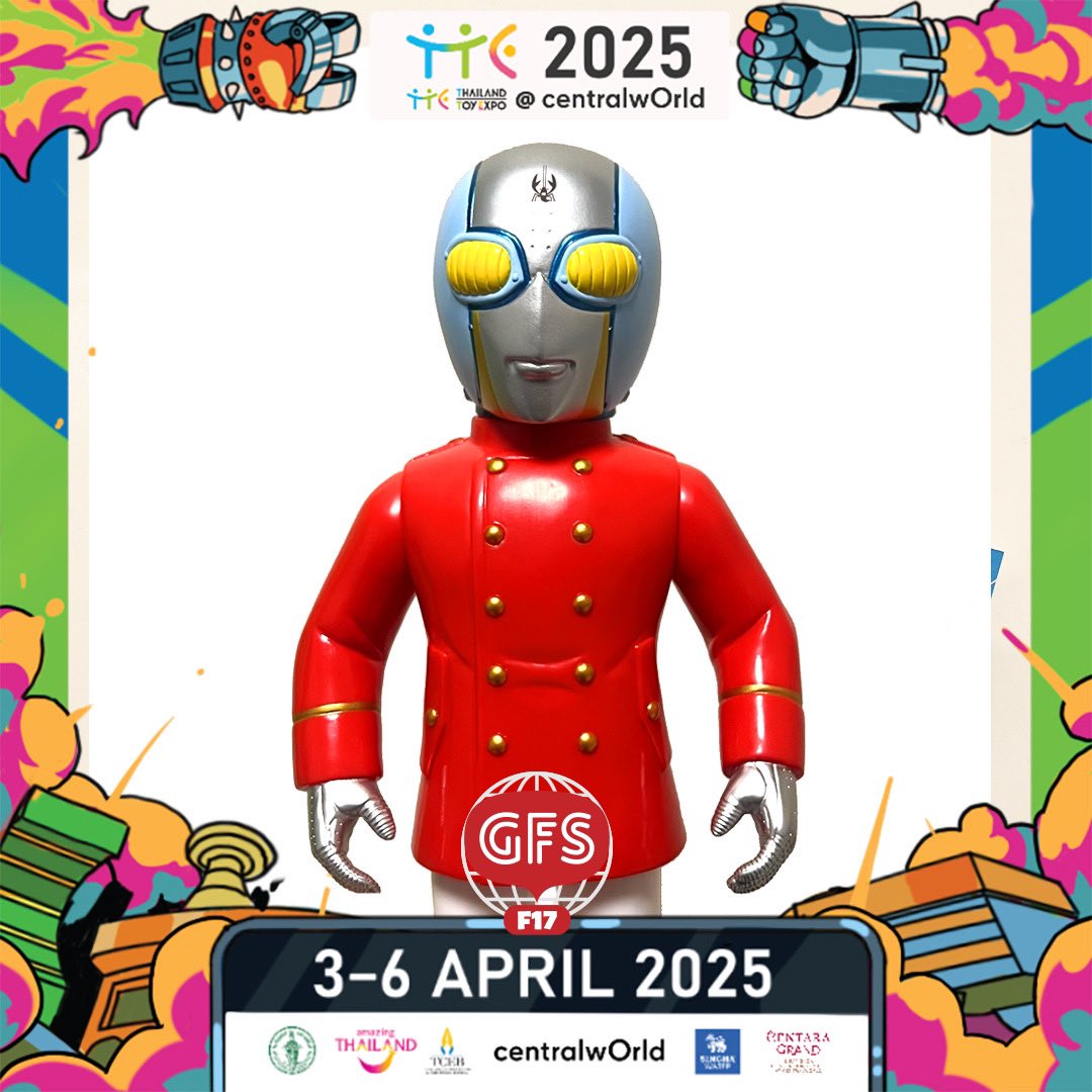 TANEMAN 3rd colorway With the red jacket and the metric blue hair