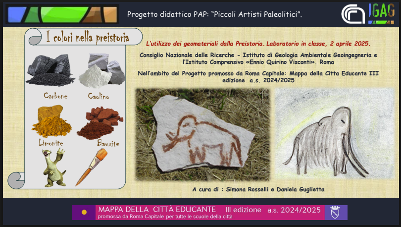 #News_igag 
Nell'ambito del #Progetto "Mappa della Città Educante" promosso da #Roma Capitale il #cnr_igag ha partecipato con più attività progettuali inerenti le tematiche dell'Istituto, una tra queste si svolgerà il #2aprile presso I.C. Ennio Quirino Visconti di Roma

#cnr