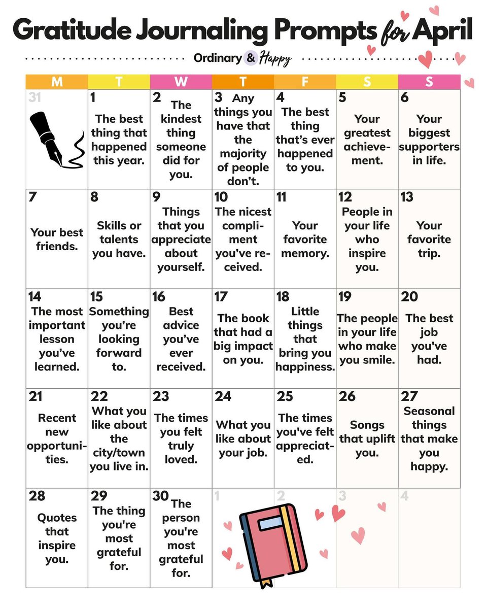 It's April, be GRATEFUL! #gratitudechallenge #begrateful <a href="/AliefISD/">Alief ISD</a>