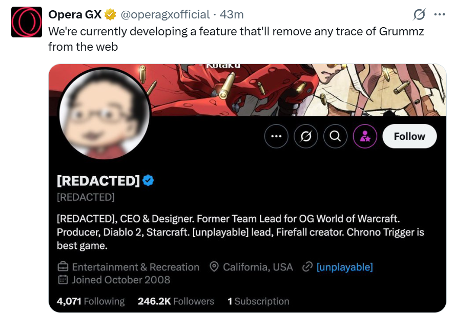 Use <a href="/brave/">Brave</a> instead.

They don't culture war, they don't cancel culture.

They just make a really good product.