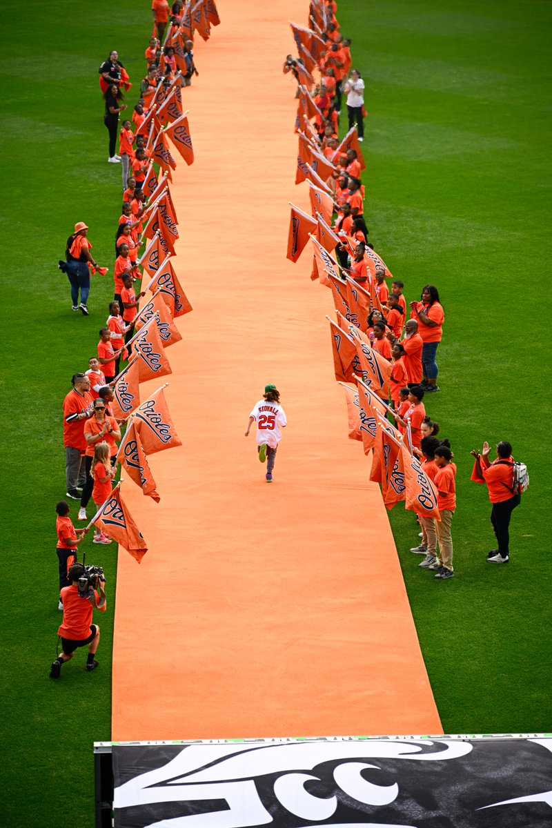 Orioles's tweet image. Jake Stovall, son of the late Mike Stovall, is our Mo Gaba Fan of the Year 🧡

Mike tragically lost his life on January 29, 2025, onboard American Airlines Flight 5342. The Charles County native coached Jake’s little league baseball team and will be remembered as someone who…
