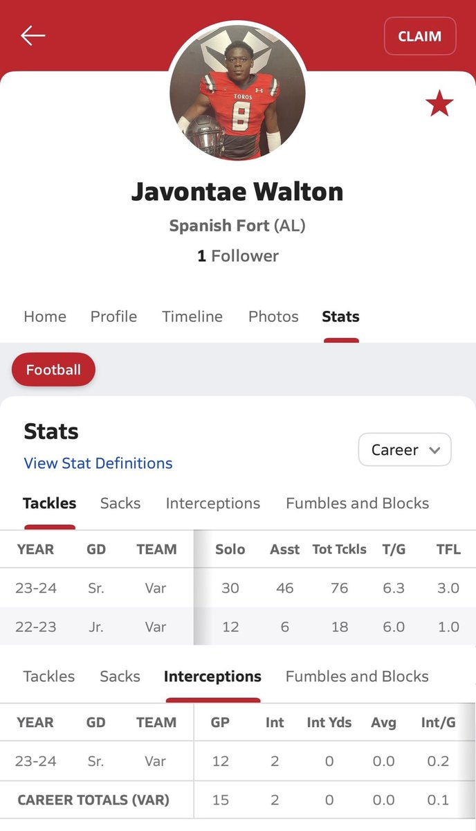 Spanish Fort Toros Media (@sforttorosmedia) on Twitter photo The <a href="/LCCMakosFB/">Lighthouse Christian College Football</a> have signed former All-State Safety <a href="/WaltonJavontae/">javontae walton</a>
He is expected to compete for a starting position this spring & has joined the team. CONGRATS!!! #RecruitToros 🤘
<a href="/HallTechSports1/">Hall-Tech Sports</a> <a href="/DownSouthFb1/">Down South</a>
<a href="/ScoutFball/">Larry Rudolph</a> <a href="/GCMSportsAL/">Gulf Coast Media Sports</a> The <a href="/LCCMakosFB/">Lighthouse Christian College Football</a> have signed former All-State Safety <a href="/WaltonJavontae/">javontae walton</a>
He is expected to compete for a starting position this spring & has joined the team. CONGRATS!!! #RecruitToros 🤘
<a href="/HallTechSports1/">Hall-Tech Sports</a> <a href="/DownSouthFb1/">Down South</a>
<a href="/ScoutFball/">Larry Rudolph</a> <a href="/GCMSportsAL/">Gulf Coast Media Sports</a>