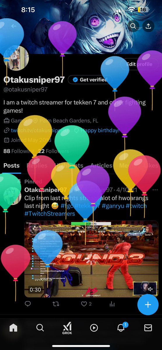 otakusniper97's tweet photo. Another year and more grey hair 😤 https://t.co/H6tR3ilIqD
