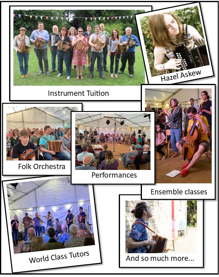We can't believe our D/G melodeon course still has availability with the incredible Hazel Askew at the helm. We cannot wait to see her in action with our melodeon class in July 
To join us, head burwellbash.info to find out more or email us at contact@burwellbash.info