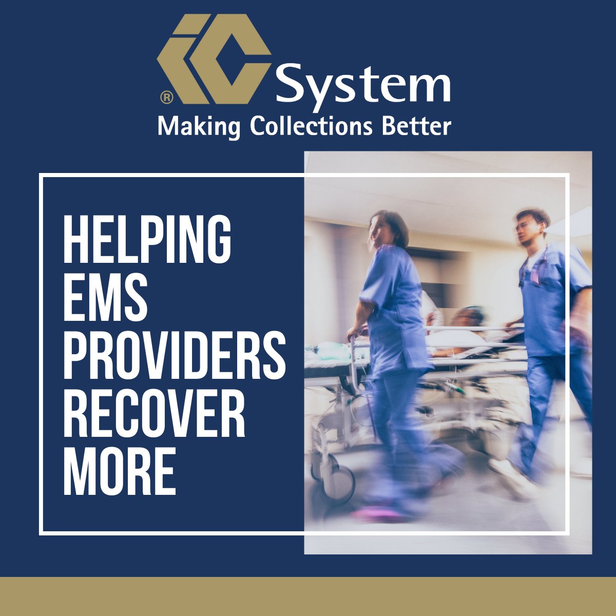 EMS providers deliver lifesaving care, but unpaid bills can strain operations. IC System helps recover revenue while preserving patient relationships with compassionate, compliance-driven collections.
Learn more: loom.ly/RsSY8zU
#EMS  #RevenueRecovery #EDPMA