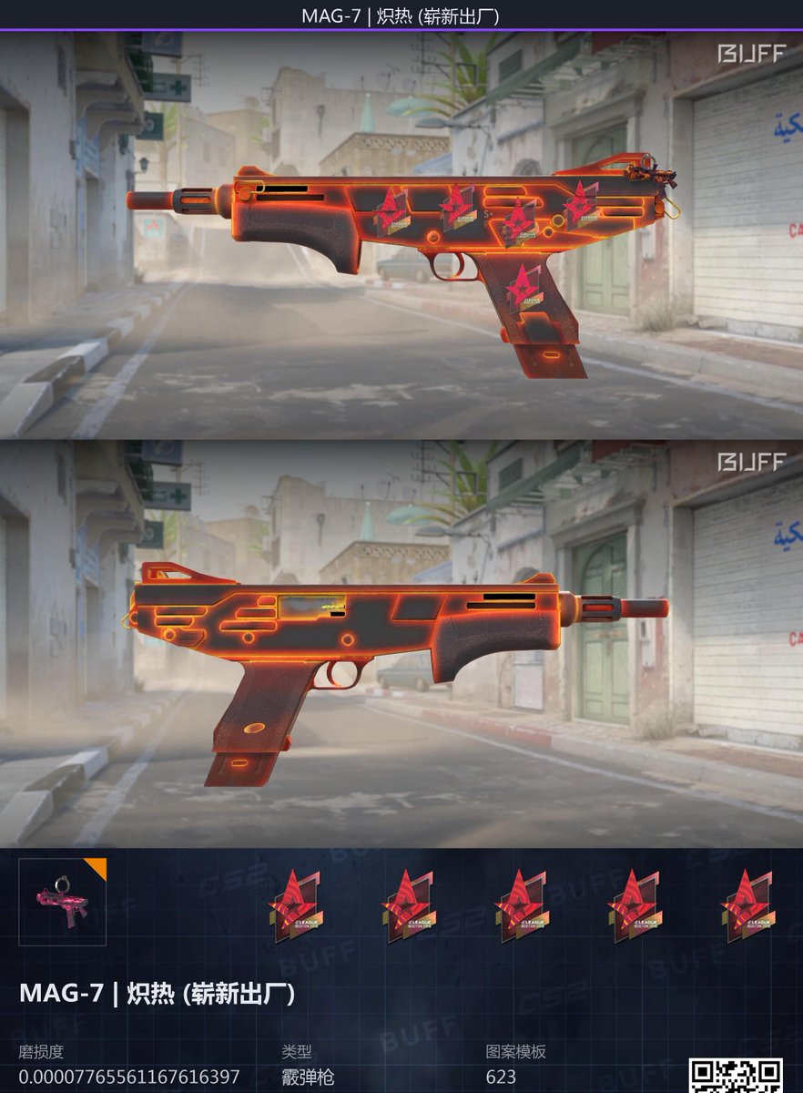 someone wanna buy this real quick? can drop the price a lil bit if i know ya/recognize ya/like ya 😉

super low float + super high charm template + possibly best matching skin/sticker combo + 1/1 craft

csfloat.com/item/826305029…
