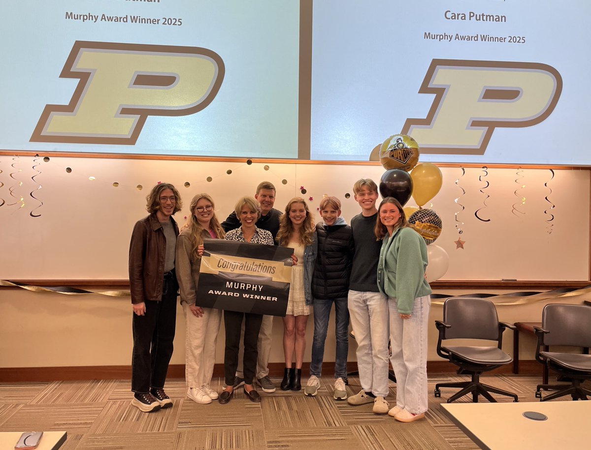 Purdue University (@lifeatpurdue) on Twitter photo Congratulations to Cara Putman, <a href="/PurdueBusiness/">Purdue Daniels School of Business</a> clinical associate professor!
She earned a Charles B. Murphy Award, Purdue’s highest undergraduate teaching honor. 🏆 Congratulations to Cara Putman, <a href="/PurdueBusiness/">Purdue Daniels School of Business</a> clinical associate professor!
She earned a Charles B. Murphy Award, Purdue’s highest undergraduate teaching honor. 🏆