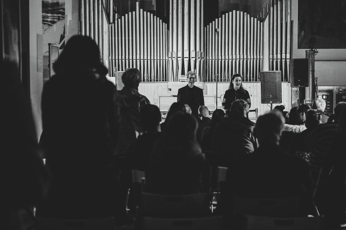 Last Friday, conductor Shelley Katz performed alongside the brilliant soloist Marija Jelic at the Museum of Science and Technology in Belgrade – the perfect setting to showcase the <a href="/Symphonova/">Symphonova</a> performing suppressed music. 

Photo: Belkisa Abdulovic