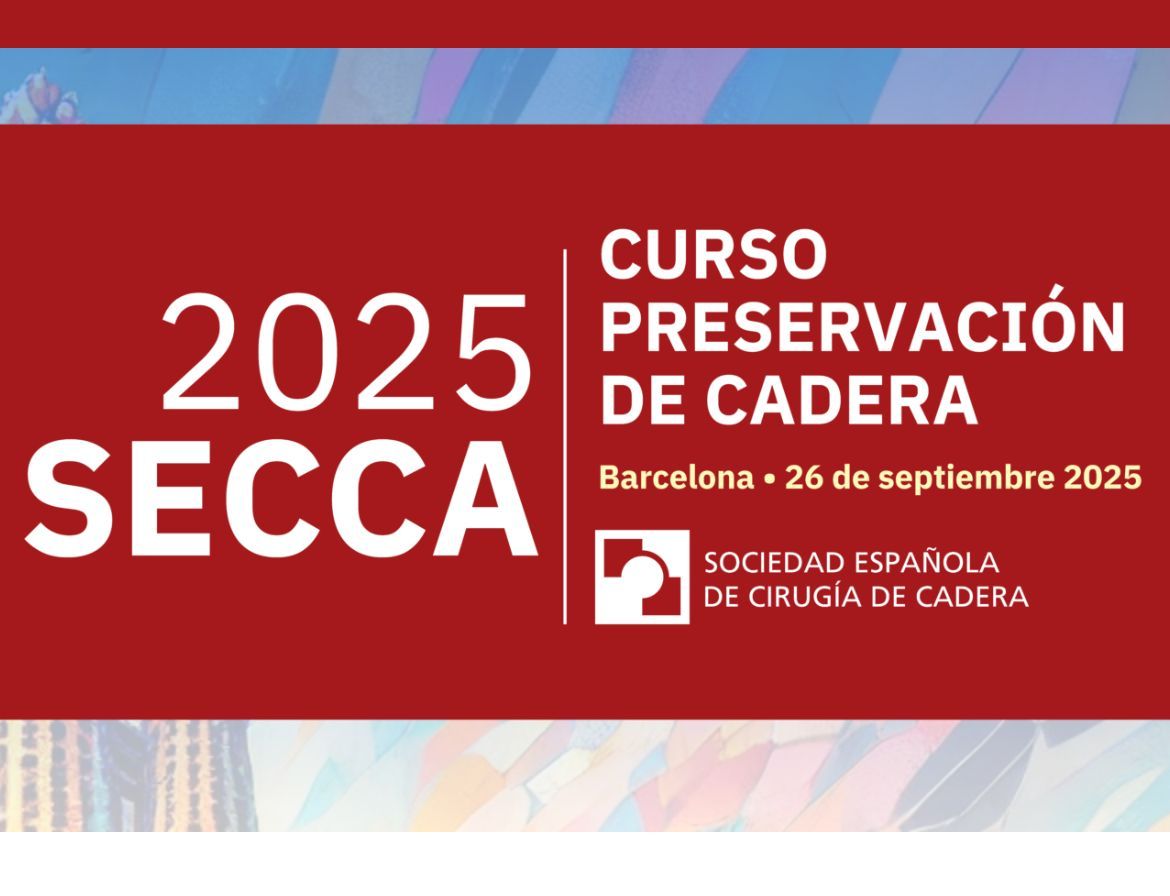 ¡Reserva tu agenda para septiembre!

¿Un curso integral sobre cirugía de preservación de cadera? SECCA lo tiene preparado para ti con el apoyo de AEA y GIPCA. Organizado por los doctores Luis Ramírez Nuñez, Jorge Guadilla y Juan Ribera, será único!  Más información en web SECCA!