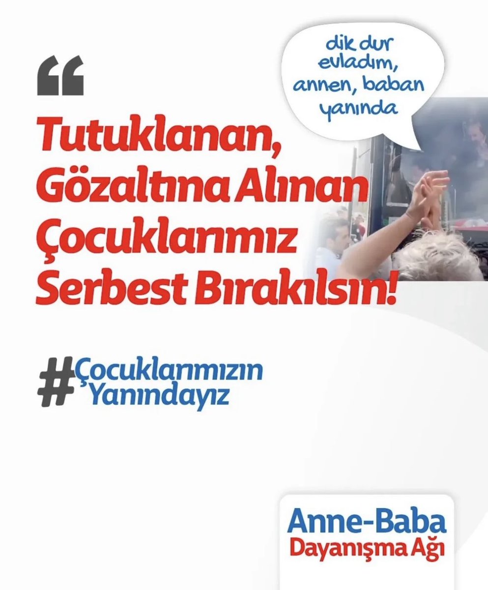 SemaPnar7's tweet image. Geleceğimiz ..
Umudumuz ..
301 Çocuğumuz Cezaevinde
#ÇocuklarımızıSerbestBırakın
