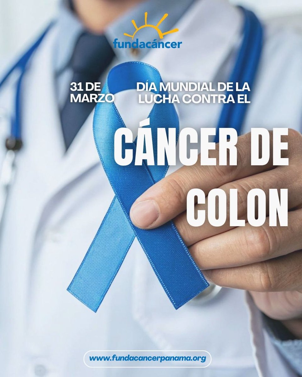 💙Hoy, en el Día Mundial de la Lucha contra el Cáncer de Colon, recordamos la importancia de la prevención, el diagnóstico temprano y el apoyo constante.

El cáncer de colon puede afectar a cualquiera, pero con hábitos saludables y chequeos regulares, podemos reducir el riesgo.