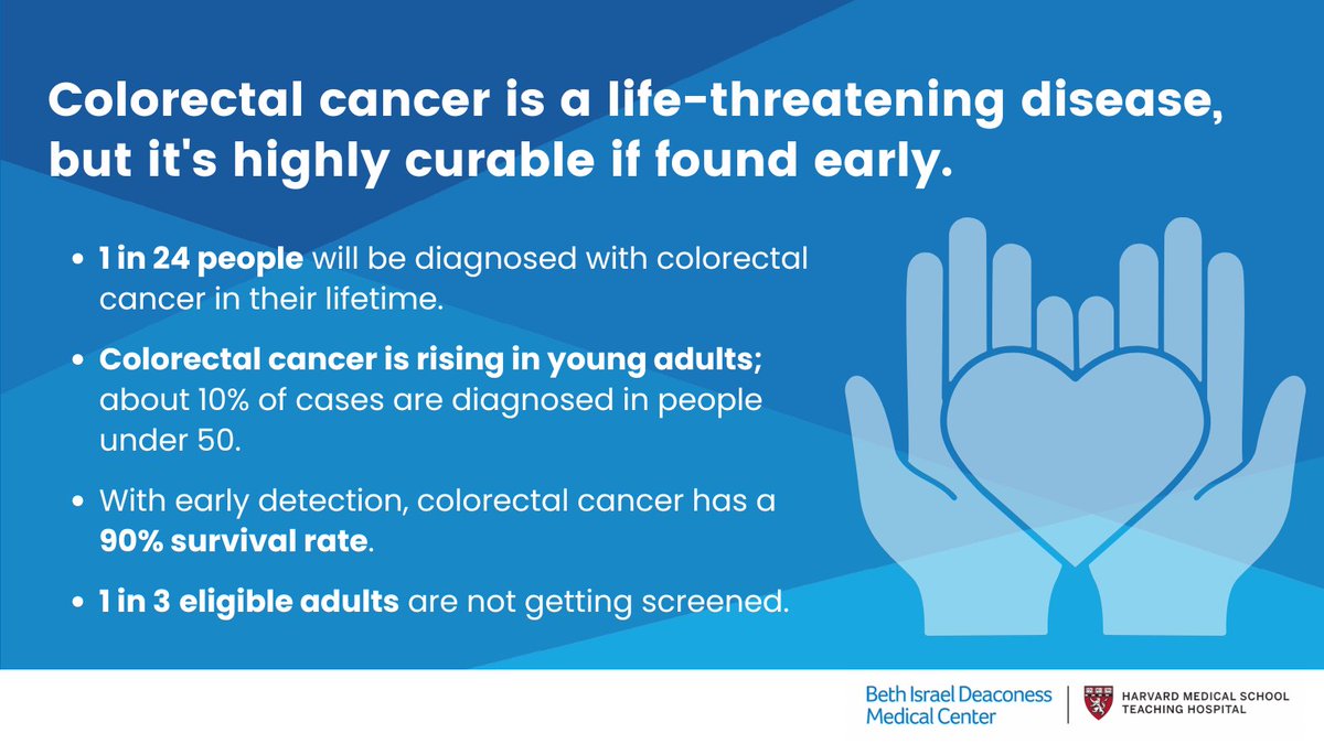 It's the final day of #ColorectalCancerAwarenessMonth. Even though March is coming to a close, your colorectal health matters every day of the year. Take the steps to prioritize your health and schedule your screening today. 🩵 

📞 617-754-8888
💻 bit.ly/3wGnK5c