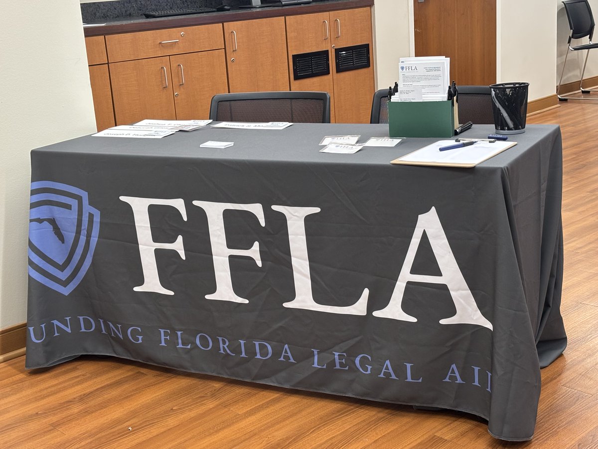 Three Rivers Legal Services (@trlsfl) on Twitter photo As the month comes to a close, we'd like to thank <a href="/FundingFLA/">FFLA - Funding Florida Legal Aid</a> for inviting us to present at the UF Law School Board Meeting to showcase the impact we're making in our communities. We are honored to have had this opportunity!🙏
#FundingFloridaLegalAid #UFLaw As the month comes to a close, we'd like to thank <a href="/FundingFLA/">FFLA - Funding Florida Legal Aid</a> for inviting us to present at the UF Law School Board Meeting to showcase the impact we're making in our communities. We are honored to have had this opportunity!🙏
#FundingFloridaLegalAid #UFLaw