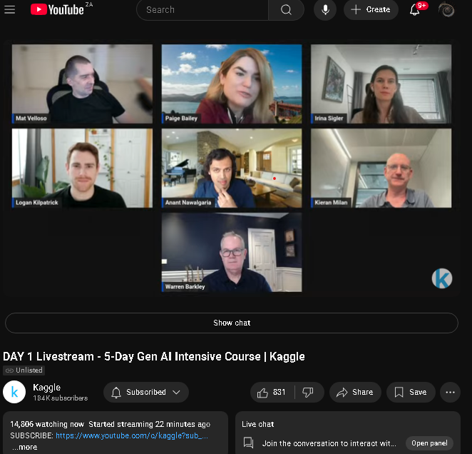 CleoQuTe's tweet photo. @kaggle @googledevs 5-Day Gen AI Intensive (Day 1) https://t.co/efLKLWt6jB