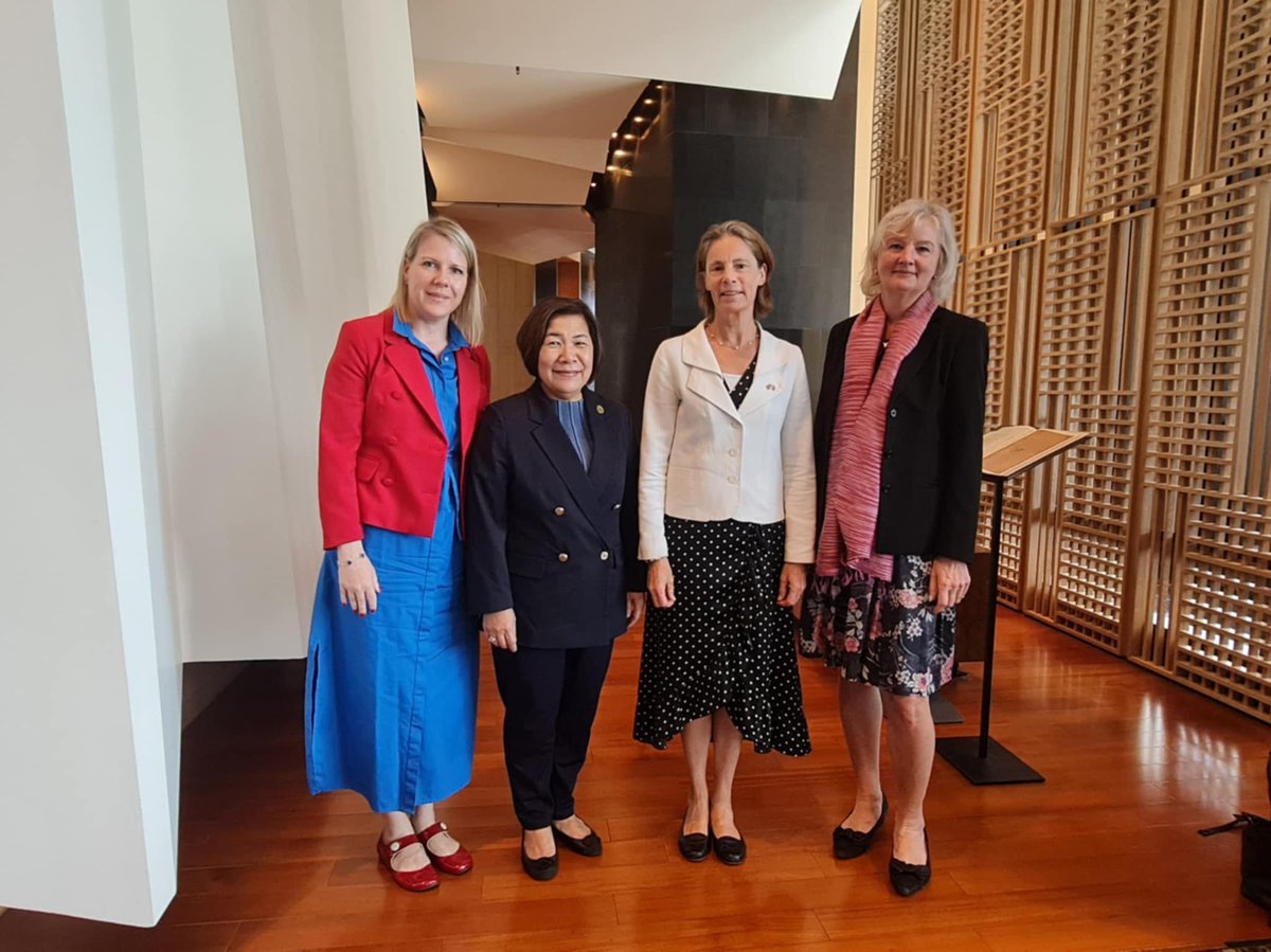 CEO Busadee met with H.E. Ms. Ana Hammargren, Ambassador of 🇸🇪 to 🇹🇭 and her colleagues from the Swedish International Development Agency.
Both sides exchanged views on future collaboration that would contribute to the sustainable development and management of the MRB.