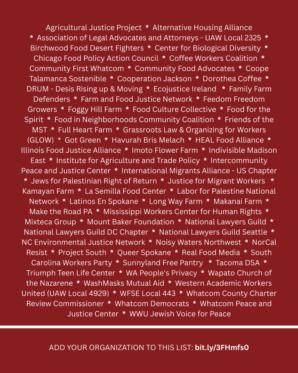 Food Chain Workers Alliance (FCWA) tweet media