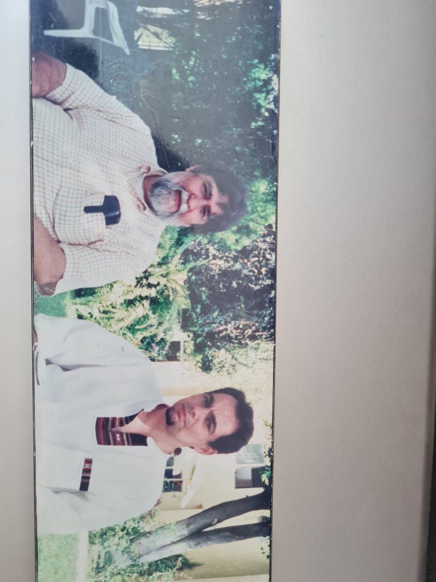 Andrés Fábregas y Pedro Tomé. Jardín de El Colegio de Jalisco.