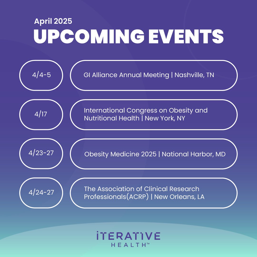 Where You Can Find Us This April! We’re hitting the road for top GI &amp; Hepatology conferences. Great opportunities to connect, share insights, and drive innovation. Stop by, say hello, and let’s advance GI care together!