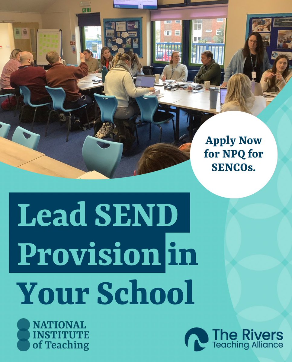 The #NPQforSENCOs has replaced the #NASENCO and is fully funded for all schools! 
 
Enrol in our NPQ for SENCOs and let your skills make a real impact on the outcomes and opportunities for young people with #SEND needs.
 
Visit: niot.org.uk/programmes/npq….
