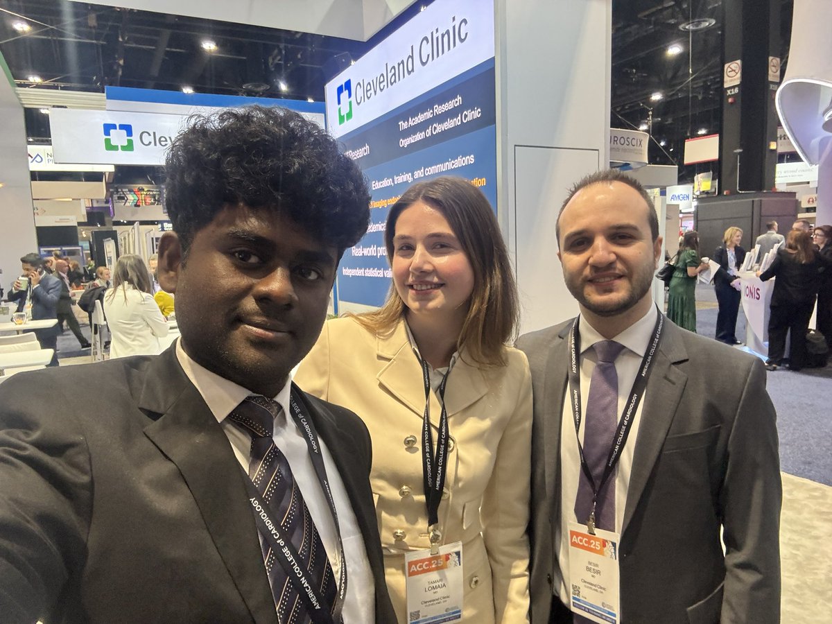 Tamar Lomaia (@tamarilomaia) on Twitter photo Happy to represent <a href="/CleClinicHVTI/">Cleveland Clinic Heart, Vascular & Thoracic</a> at #ACC25. Thank you to my mentor <a href="/tavrkapadia/">Samir Kapadia</a> , my co-fellows and our incredible team!
<a href="/Shivaba48425422/">Shivabalan Kathavarayan Ramu</a> <a href="/BBachir97/">Bachir Bachir</a> <a href="/j_at_judah/">Judah Rajendran</a> <a href="/MaryamSaidan/">Maryam Saidan</a> Happy to represent <a href="/CleClinicHVTI/">Cleveland Clinic Heart, Vascular & Thoracic</a> at #ACC25. Thank you to my mentor <a href="/tavrkapadia/">Samir Kapadia</a> , my co-fellows and our incredible team!
<a href="/Shivaba48425422/">Shivabalan Kathavarayan Ramu</a> <a href="/BBachir97/">Bachir Bachir</a> <a href="/j_at_judah/">Judah Rajendran</a> <a href="/MaryamSaidan/">Maryam Saidan</a>
