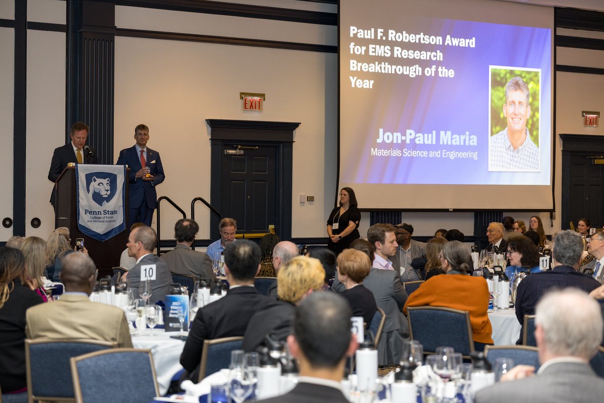 College of EMS (@psuems) on Twitter photo Last night, we celebrated the achievements of our faculty, staff and students during our Wilson Awards. Here are some snapshots. More: flic.kr/s/aHBqjC7qTW
<a href="/psugeography/">Penn State Geography</a> <a href="/psumeteo/">PSU Meteorology and Atmospheric Science</a> <a href="/PennStateMatSE/">MatSE @ Penn State</a> <a href="/PennStateEME/">EME @ Penn State</a> #geosciences Last night, we celebrated the achievements of our faculty, staff and students during our Wilson Awards. Here are some snapshots. More: flic.kr/s/aHBqjC7qTW
<a href="/psugeography/">Penn State Geography</a> <a href="/psumeteo/">PSU Meteorology and Atmospheric Science</a> <a href="/PennStateMatSE/">MatSE @ Penn State</a> <a href="/PennStateEME/">EME @ Penn State</a> #geosciences