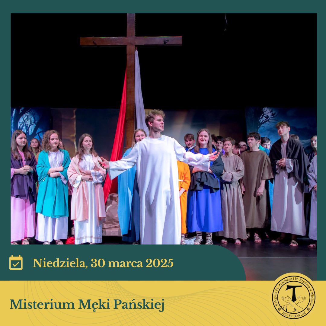 NSD_OFM's tweet photo. 📌 Misterium Męki Pańskiej – głębokie przeżycie Wielkiego Postu 🙏✨

Wczoraj w Kampusie Wielickim mieliśmy niezwykłą okazję uczestniczyć w Misterium Męki Pańskiej „Nasz Bóg jest wielki” ✝️ https://t.co/WCGTv2I7zy