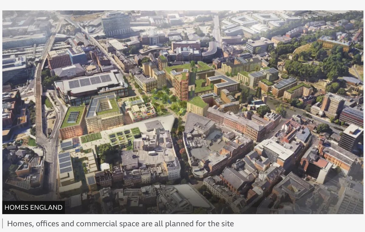 greenroof's tweet photo. #BroadMarsh #regeneration area #Nottingham
Indicative CGI plans showing #greenroofs on lots of buildings
@GrowingNottm @RoofGro @worldgreenroof https://t.co/LxEpRud27s
