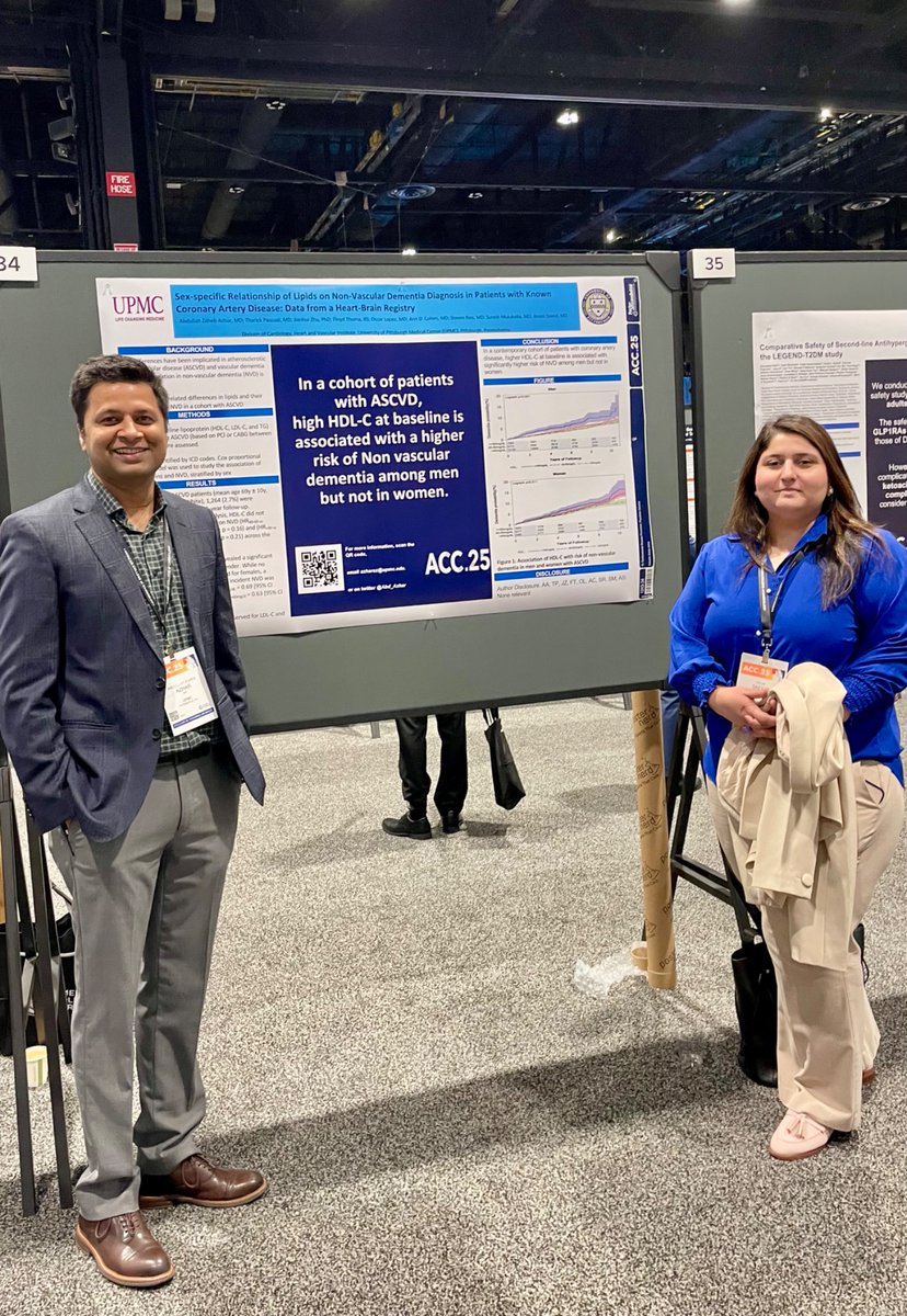 Abdullah Azhar (@abd_azhar) on Twitter photo 🌟Thrilled to share our work on lipoproteins and non-vascular dementia in ASCVD patients at #ACC2025! 🧠❤️ <a href="/AnumSaeedMD/">Anum Saeed</a> <a href="/PittCardiology/">Pitt Cardiology</a> <a href="/HviUpmc/">UPMC Heart and Vascular Institute</a> #HeartBrainAxis 🌟Thrilled to share our work on lipoproteins and non-vascular dementia in ASCVD patients at #ACC2025! 🧠❤️ <a href="/AnumSaeedMD/">Anum Saeed</a> <a href="/PittCardiology/">Pitt Cardiology</a> <a href="/HviUpmc/">UPMC Heart and Vascular Institute</a> #HeartBrainAxis