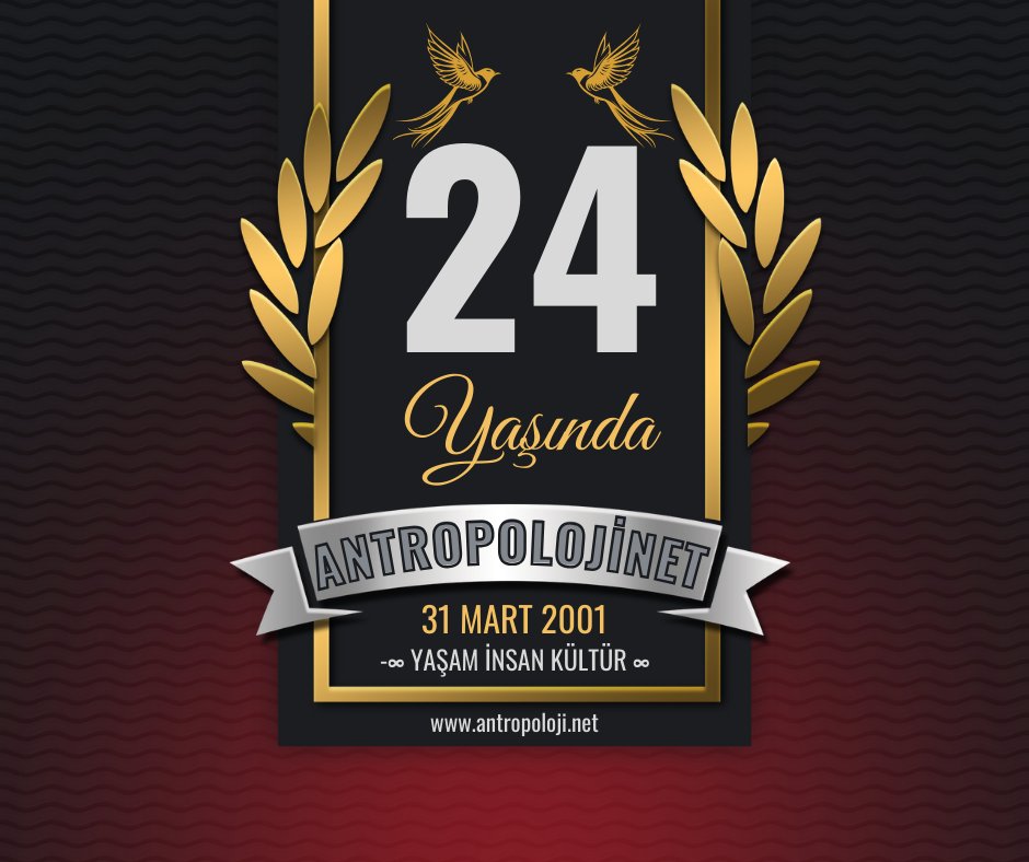 Antropolojinet 2️⃣4️⃣Yaşında🎂

İnsanı, kültürü ve yaşama dair hikayemizi anlatmak için çıktığımız yolculuğu 24 yıldır sürdürmenin gurur ve mutluğunu yaşıyoruz.

🍀2️⃣4️⃣ yıl boyunca Antropolojinet'e gösterdiğiniz ilgi ve takibiniz için teşekkür ederiz!👍🏻🙏🏻

🔗antropoloji.net