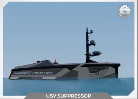 DefenseLrca's tweet photo. EMGEPRON fará o pré-Lançamento do SUPPRESSOR 7 (S7) na LAAD 2025
#Emgepron #TideWise #drone #superfície #Suppressor #LAAD2025
https://t.co/Km5ZQR8H7P https://t.co/63DgPKFzCI