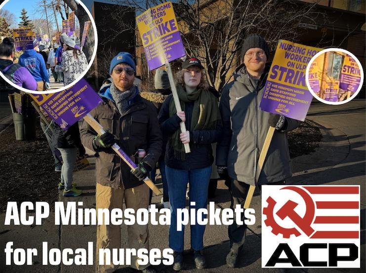 ACP_Minnesota's tweet image. This last week the Minnesota chapter picketed for local nurses.
Our nurses take care of our elderly, work long hours and often under difficult conditions. While covid has brought many of the long standing strains on the profession to light, it continues to be the case that many…