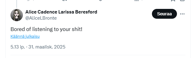 MsTi ๐ซ๐ฎ ๐๏ธ ๐บ๐ฆ (@mstikq) on Twitter photo It's always funny when socialists don't like the results of socialism and socialist policies but they still keep advocating for it! :D I guess facts are boring to them... But I hope she gets to enjoy it one day, I hear eating rats is great!
<a href="/AliceLBronte/">Alice Cadence Larissa Beth Beresford</a> It's always funny when socialists don't like the results of socialism and socialist policies but they still keep advocating for it! :D I guess facts are boring to them... But I hope she gets to enjoy it one day, I hear eating rats is great!
<a href="/AliceLBronte/">Alice Cadence Larissa Beth Beresford</a>