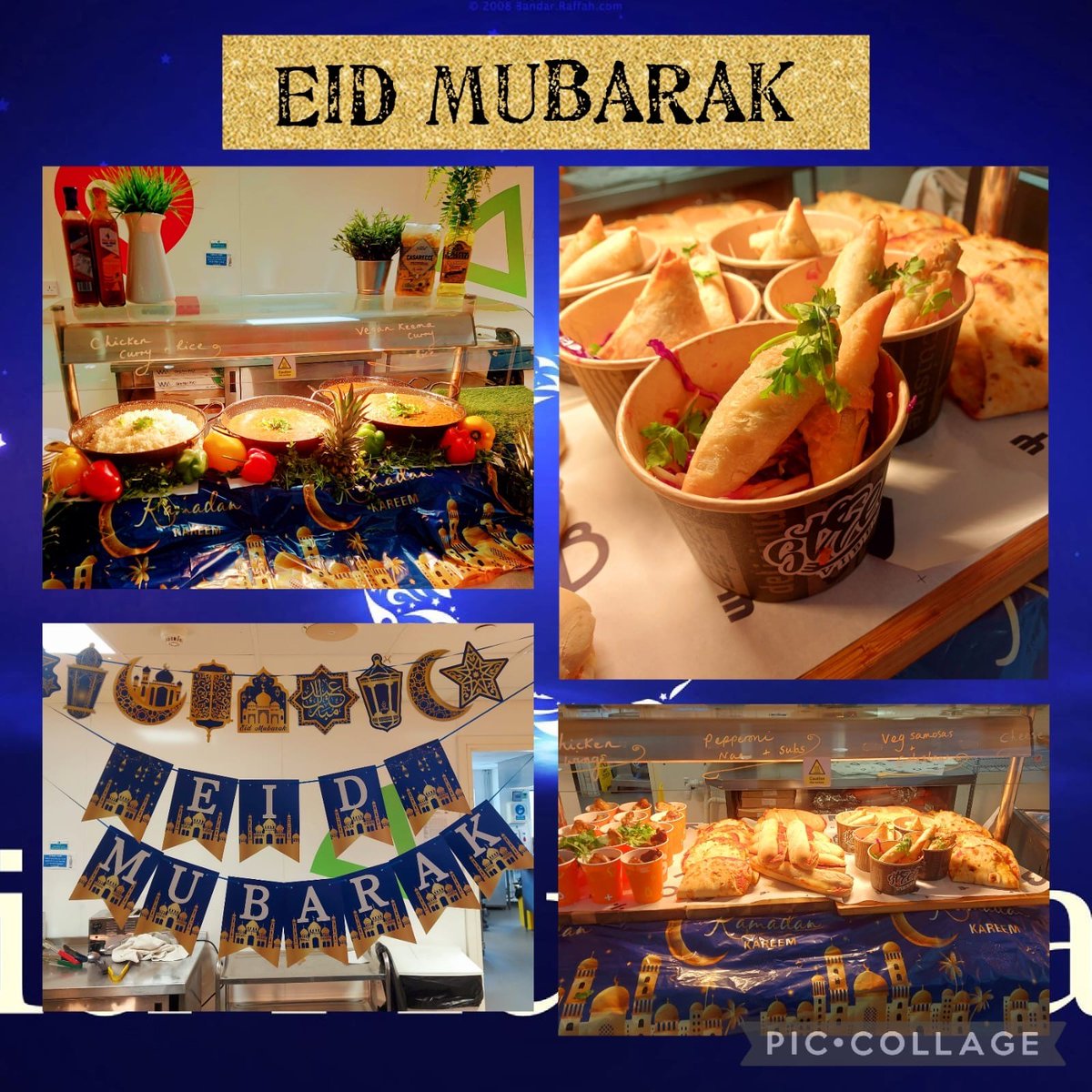 StAnnesAcademy's tweet photo. Thank you to our lovely catering team for creating an amazing Eid Feast for lunch today with delights such as #chickencurry and #vegetablesamosa on offer! @SchoolCatering @CranmerTrust https://t.co/CRFTmcb8fq