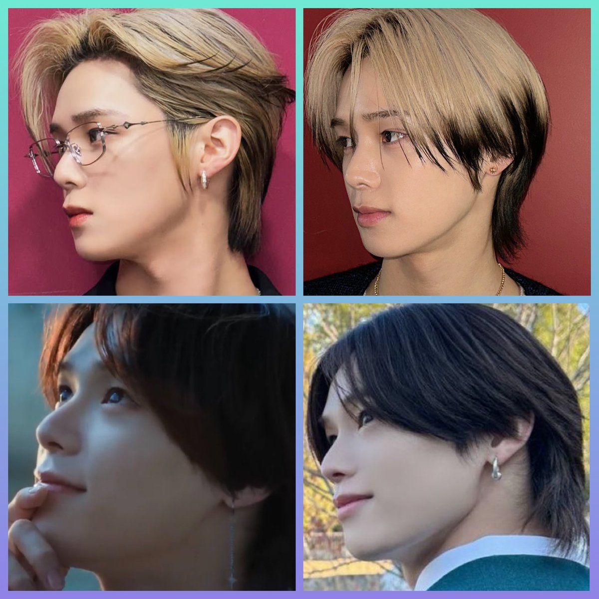 私もケイくんの横顔が好きです💚 横顔ケイくん探して見ました👑 横顔も