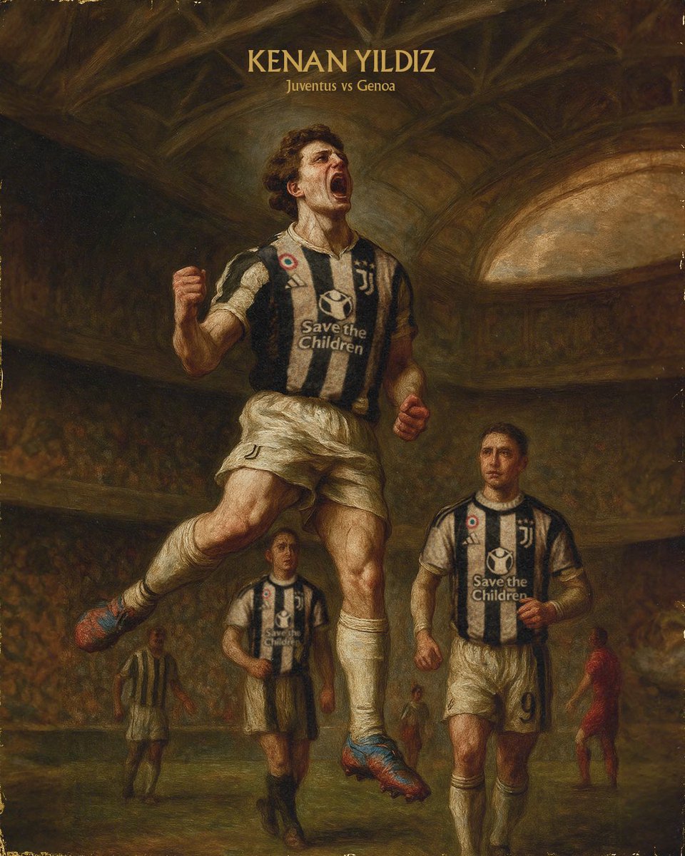 Some of this weekend’s celebrations as Renaissance masterpieces 😮‍💨🎨

#SerieAEnilive #FiorentinaAtalanta #InterUdinese #JuventusGenoa #artwork #art <a href="/SerieA/">Lega Serie A</a>