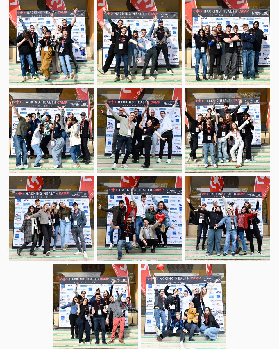 Bravo aux lauréats du HACKING HEALTH CAMP 2025 👏👏👏 
20 projets ont réalisé ce week-end un marathon exceptionnel pour produire des résultats sans précédents.

👉 bit.ly/HHCAMPLaureats…

📸 Photos : © Léa Mariette
#HHCAMP