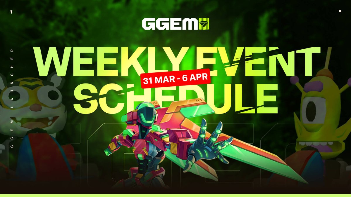 Game. Chill. Repeat. 💥
Nothing crazy this week, just basic: games, good times, and a community that never sleeps. 

🔎 New schedule's up: discord.com/invite/ggem