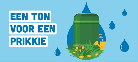 40 euro korting op een regenton!
Vang regenwater en bespaar op kraanwater! Profiteer van 40 euro korting op een regenton bij deelnemende online en fysieke winkels. De actie loopt van april tot oktober. Help de natuur én uw tuin. utrecht.nl/regenton