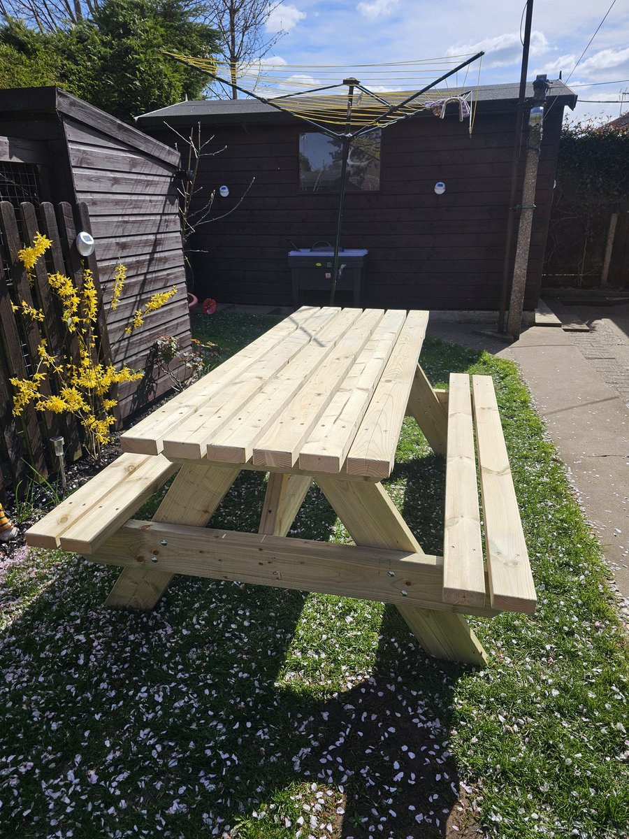 frankhamsonsltd's tweet photo. Two more heavy-duty picnic benches delivered today!

An 8ft bench to Wisbech Fire Service and a 6ft bench to a valued returning customer.

Quality timber, built to last. Enquire today. #Frankhams #Timber #Wisbech https://t.co/EkH9Jr7bfY