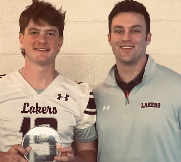 Matthew Meredith '26 a 4.5 star nationally ranked kicker/punter, received honors last week at the BTC Super 22 Banquet. Matthew is recognized as a top talent in the state, and one of the best kicker/punters on the East Coast.