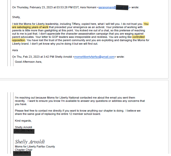 ShellyArnoldi's tweet photo. The author of this article is literally a fake grass roots activist. Read the email exchange w/ me from 2 years ago. She is a liberal activist & known Democrat who was working with the Fairfax Republicans for years. Fairfax will remain broken until the GOP replaces it's leadership and she is exposed for what she really is π. https://t.co/Kc87lfZo5x