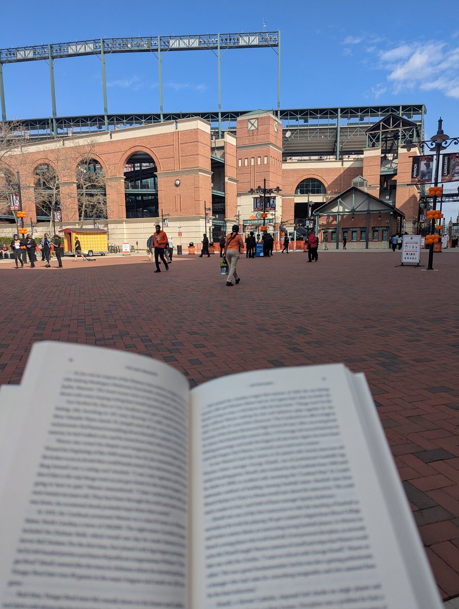 Might have tried to get in line too early, but it's a beautiful day for #OpeningDay #Birdland