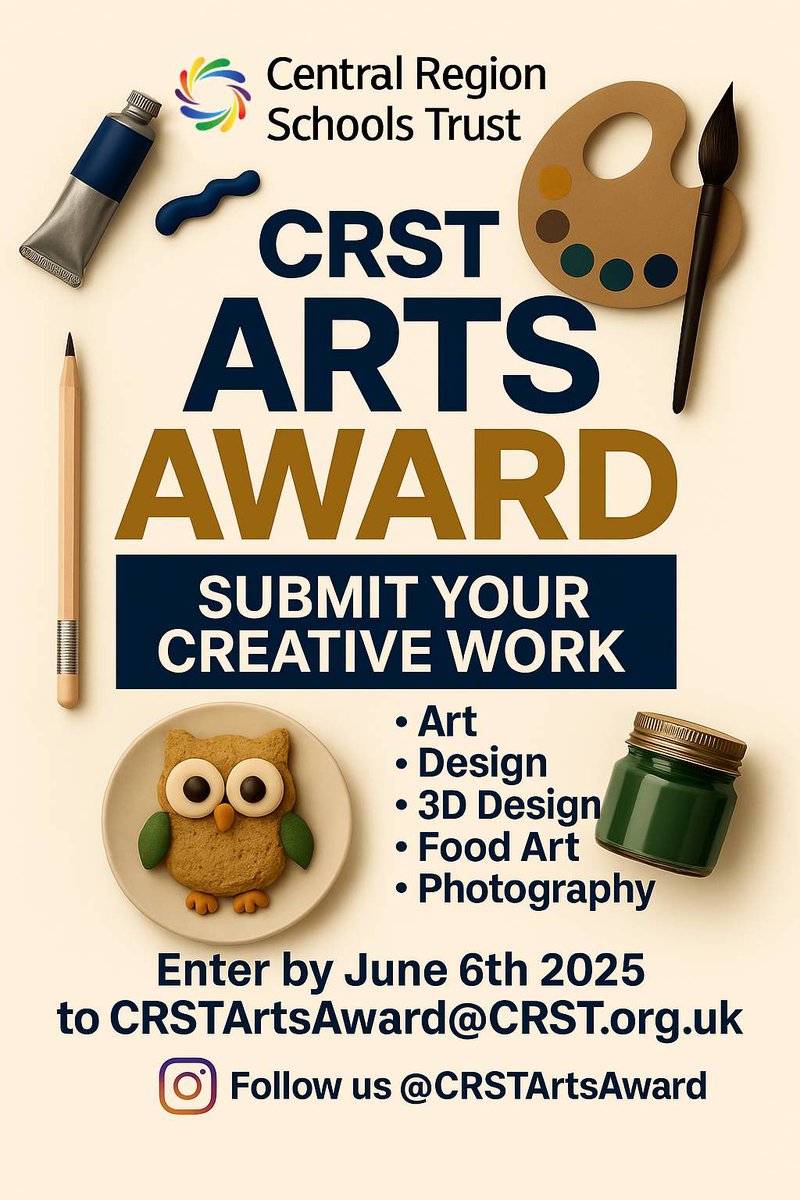 Excited to launch our CRST Arts Award competition showcasing the talent across our exceptional schools #SocialJustice #exceptional #arts #talent #Creatives